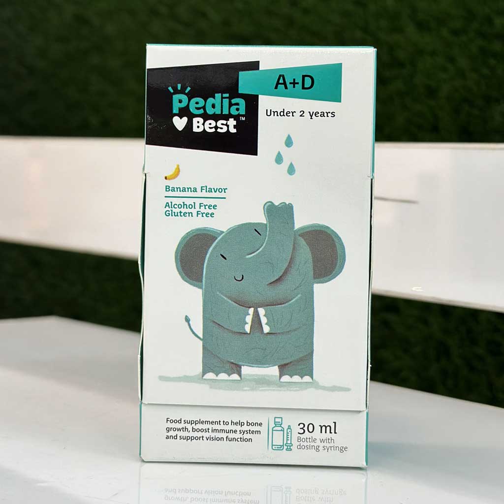 قطره ویتامین A-D پدیابست باطعم موز 30 میلی لیتر اورجینال