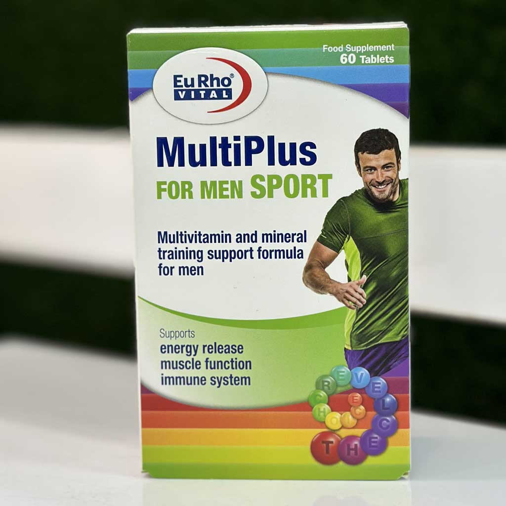 قرص مولتی پلاس فور من اسپورت یوروویتال 60 عددی اورجینال