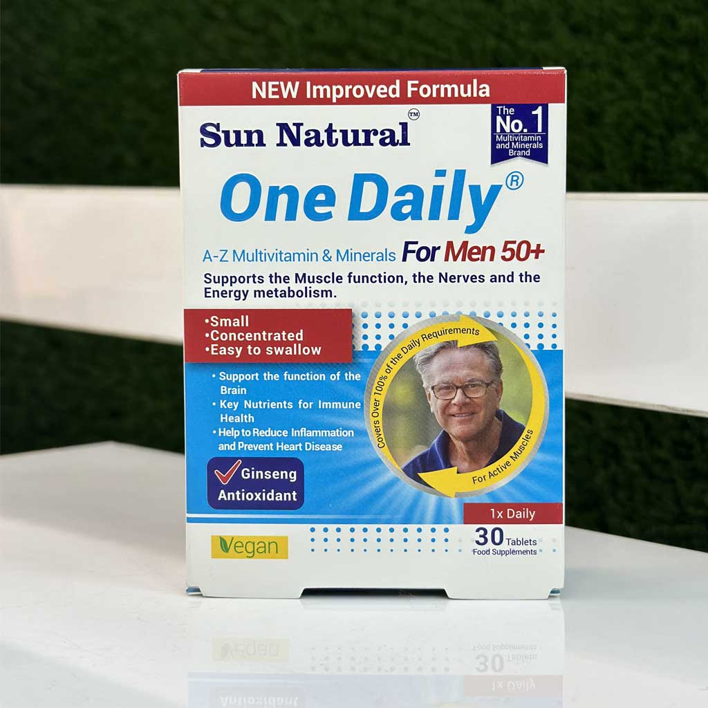 قرص مولتی‌ویتامین و مینرال وان دیلی مخصوص آقایان بالای ۵۰ سال 30 عددی اورجینال