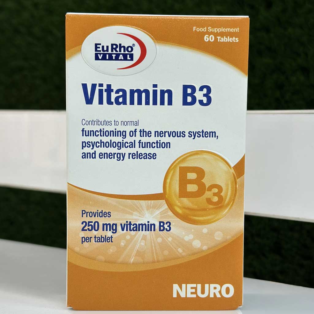 قرص ویتامین B3 یوروویتال 60 عددی اورجینال