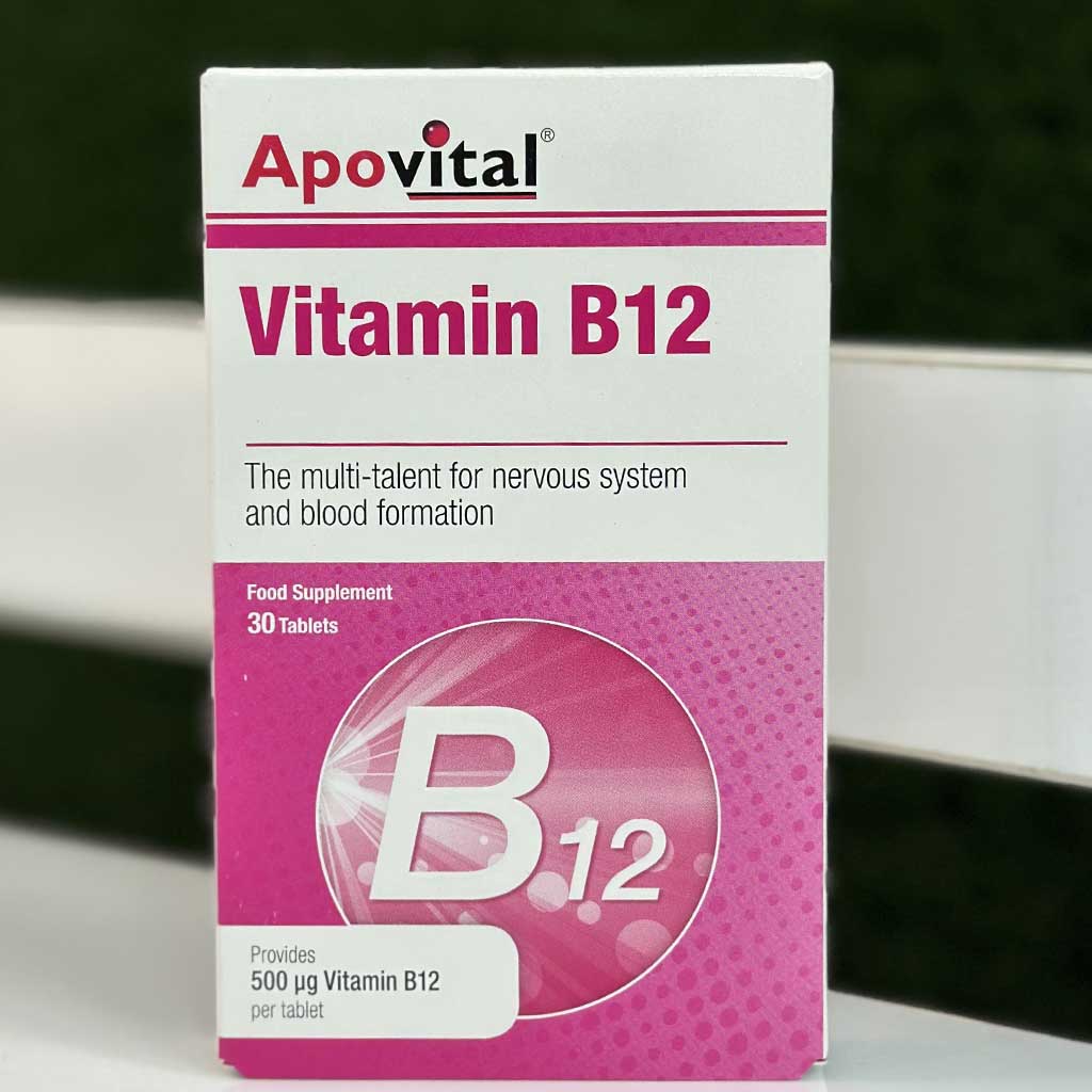 قرص ویتامین B12 آپوویتال 30 عددی اورجینال