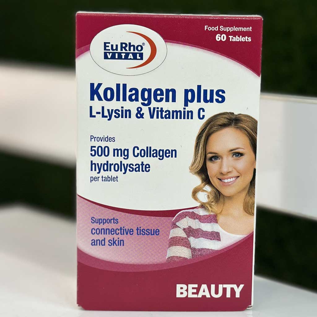 قرص کلاژن پلاس یوروویتال 60 عددی اورجینال