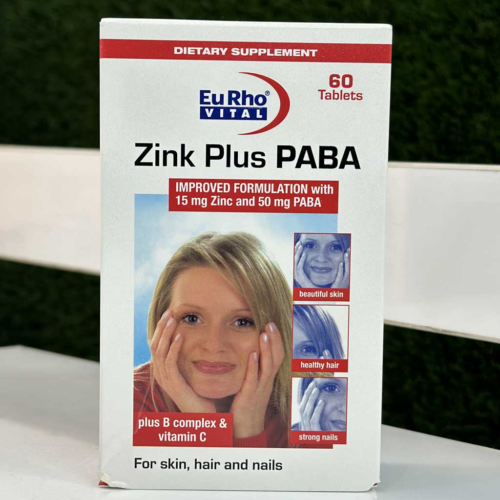 قرص زینک پلاس پابا یوروویتال 60 عددی اورجینال