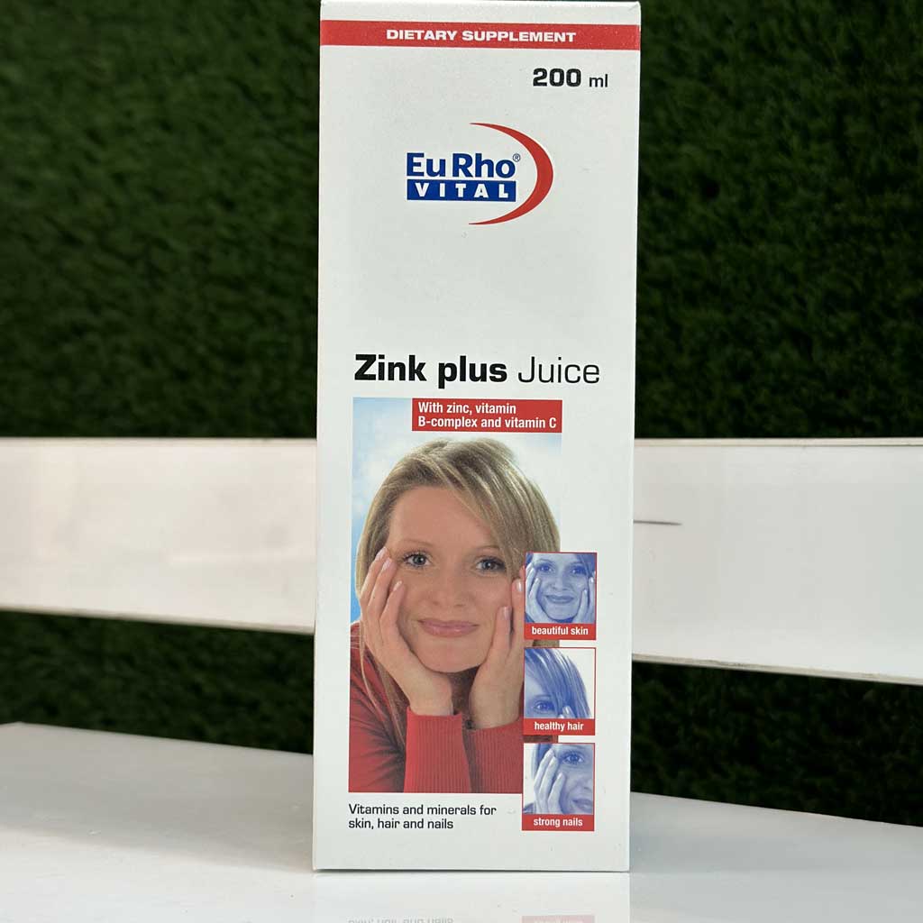 شربت زینک پلاس یوروویتال 200 میلی لیتر اورجینال