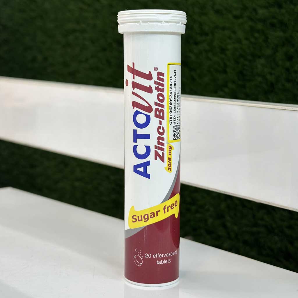 قرص جوشان زینک و بیوتین اکتوویت 20 عددی اورجینال