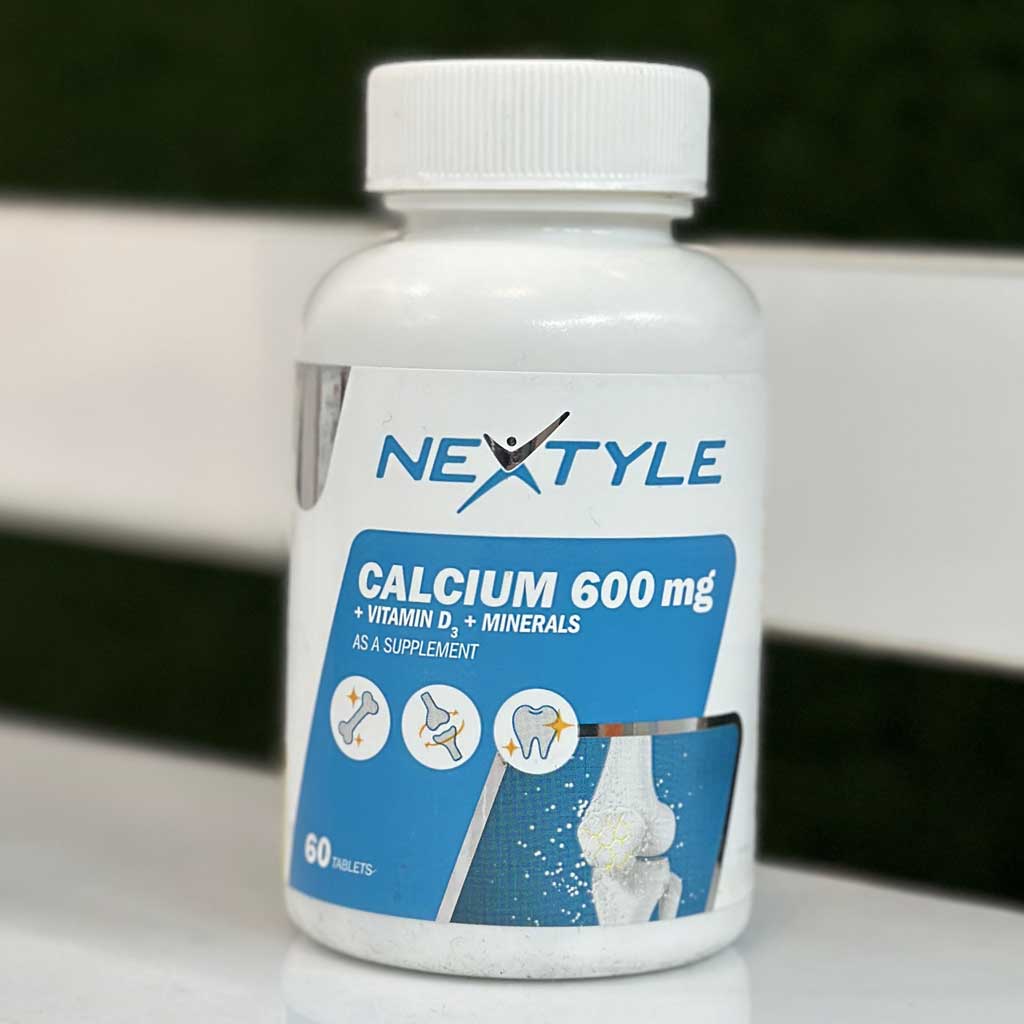 قرص کلسیم ۶۰۰ میلی‌گرم نکستایل 60 عددی اورجینال
