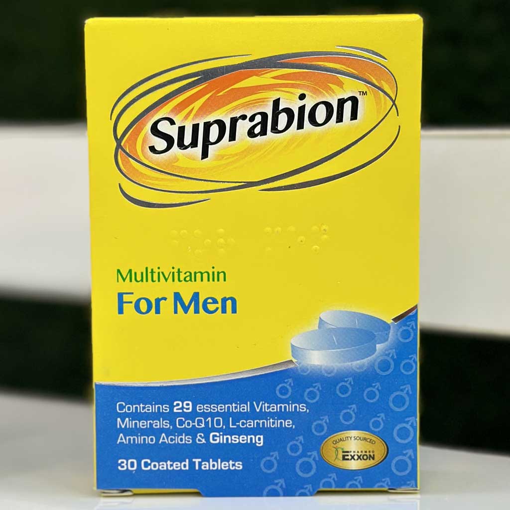 مولتی‌ویتامین مینرال آقایان سوپرابیون 30 عددی اورجینال