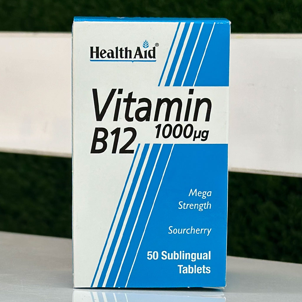 قرص زیرزبانی ویتامین B12 هلث اید 50 عددی اورجینال