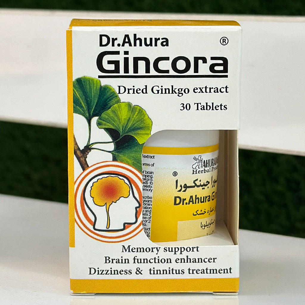 قرص جینکورا اهورا دارو 30 عددی اورجینال
