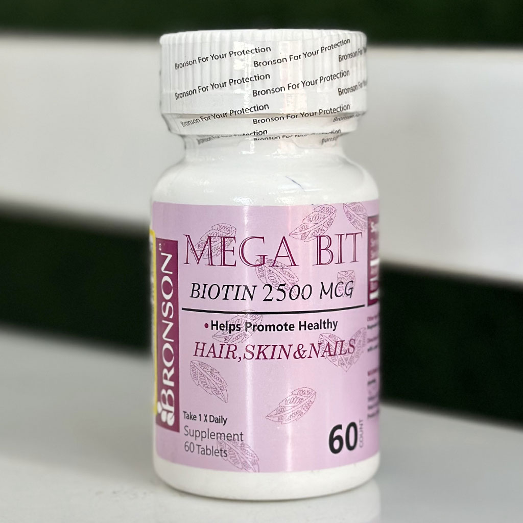 قرص مگابیت ۲۵۰۰ میکروگرم برونسون 60 عددی اورجینال