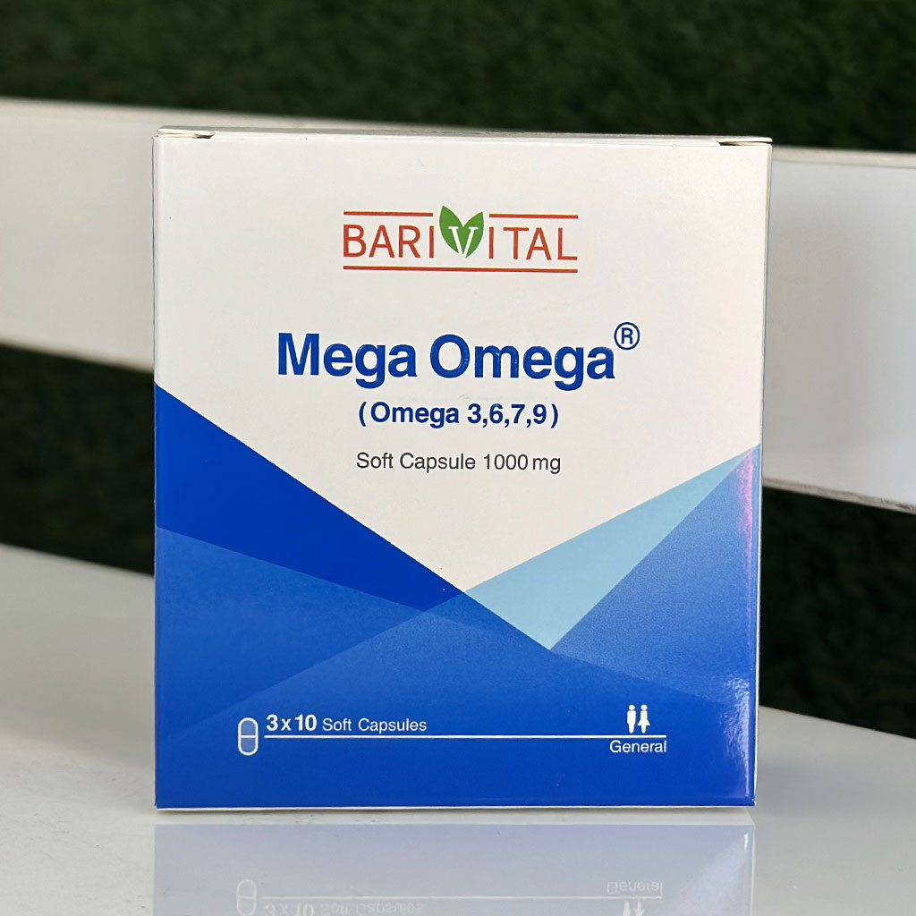 سافت ژل مگا امگا باریویتال 30 عددی اورجینال