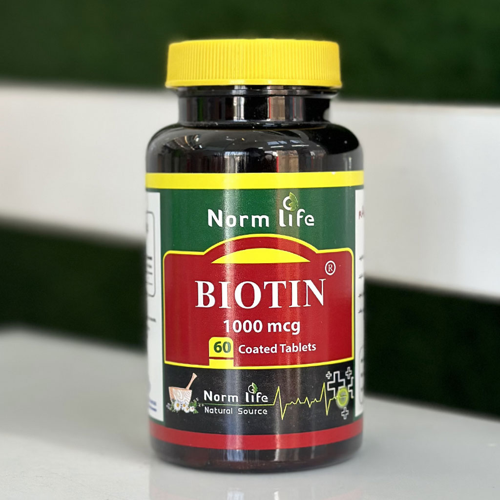 قرص بیوتین 1000 نورم لایف 60 عددی اورجینال