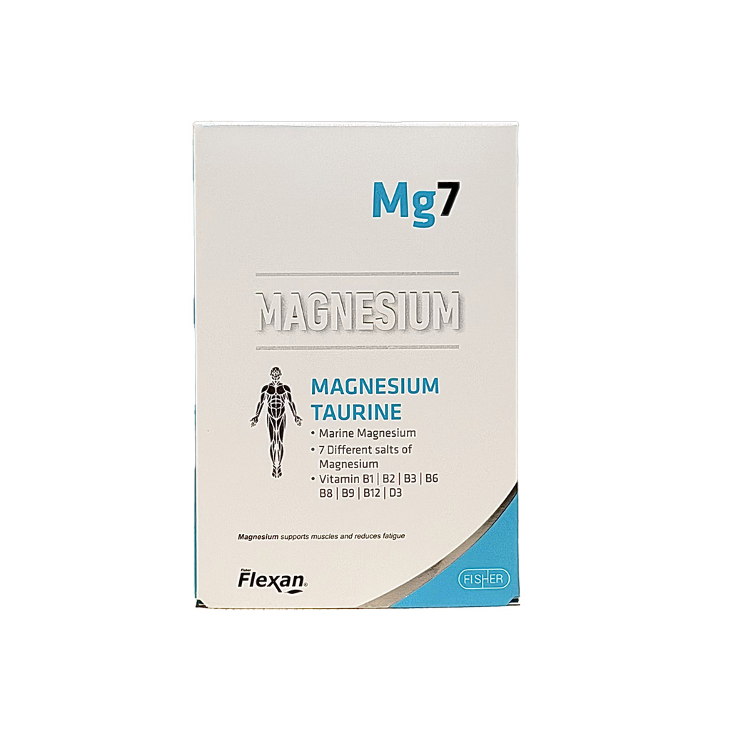قرص منیزیم ۷ فلکسان (Flexan Magnesium 7) 30 عددی اورجینال
