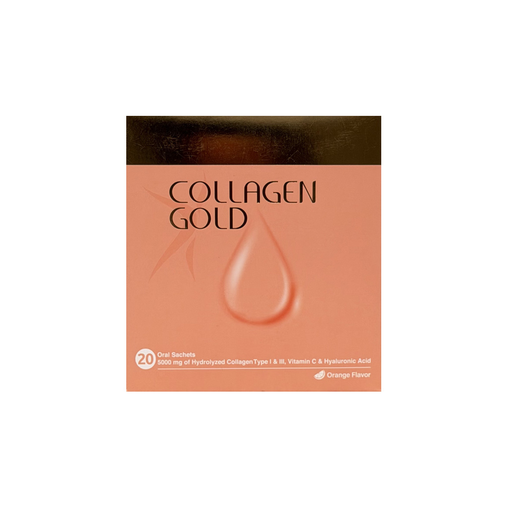 ساشه کلاژن گلد آدریان 20 عددی (Adrian Gold Collagen Sachets)